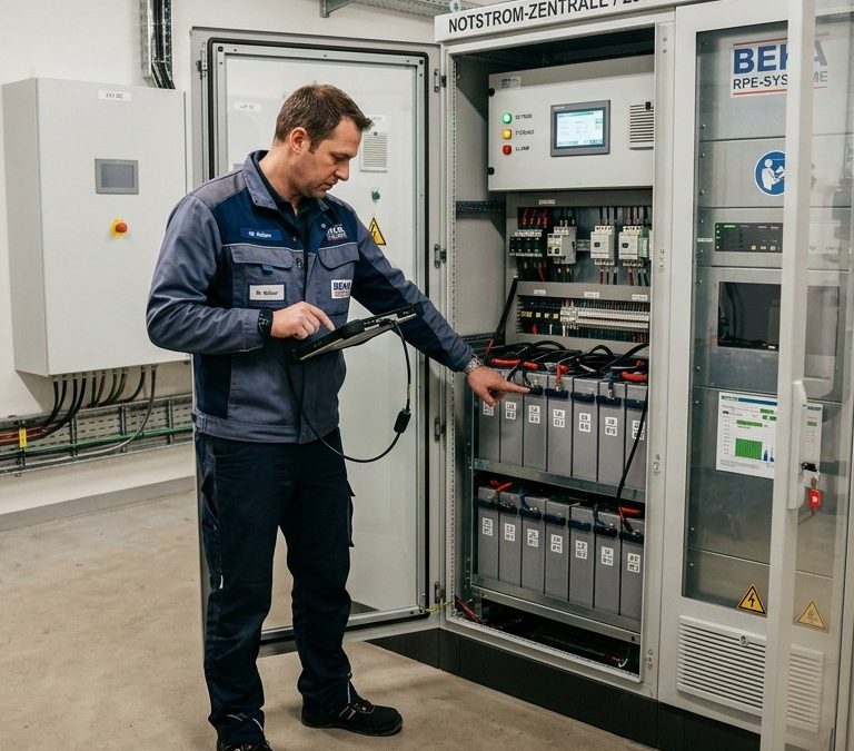 Prüfpflichten im Blick: Warum regelmäßige Wartung von Notstrom-Akkus lebenswichtig ist